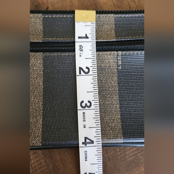 Fendi Pequin Canvas Zip Pouch - Picture 12 of 13